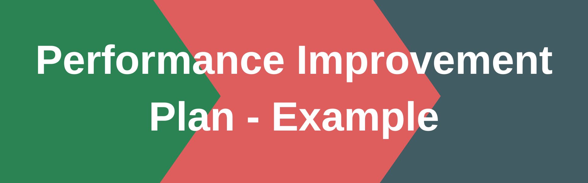 Performance Improvement Plan Example