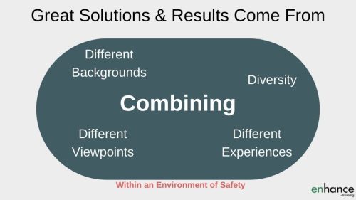 Great results come from diverse teams within a safe environment