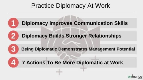Practice Diplomacy at work