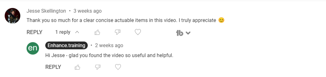 Youtube feedback 4