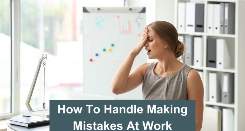 How to handle making mistakes at work - main pic