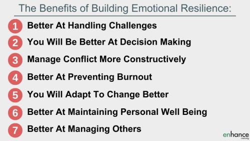 7 Benefits to building emotional resilience