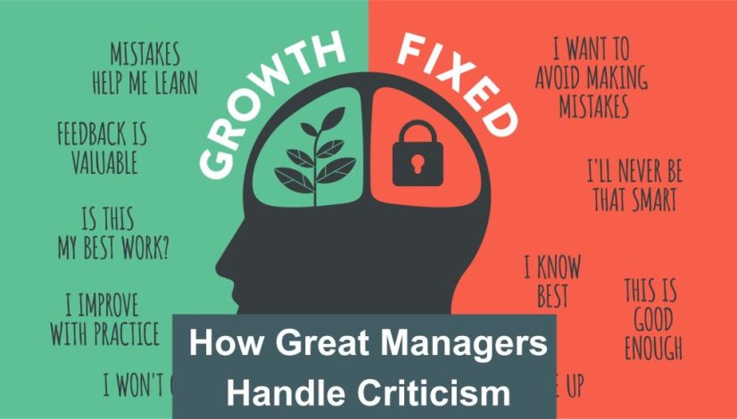 How great managers handle criticism - main