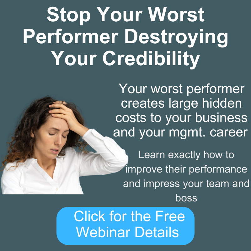 Stop Your Worst Performer Destroying Your Credibility WADF2-008