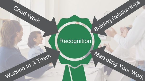 recognition is needed to stand out at work