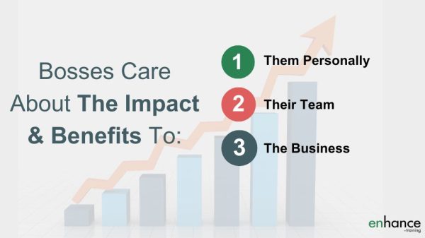 Bosses care about the impacts and benefits