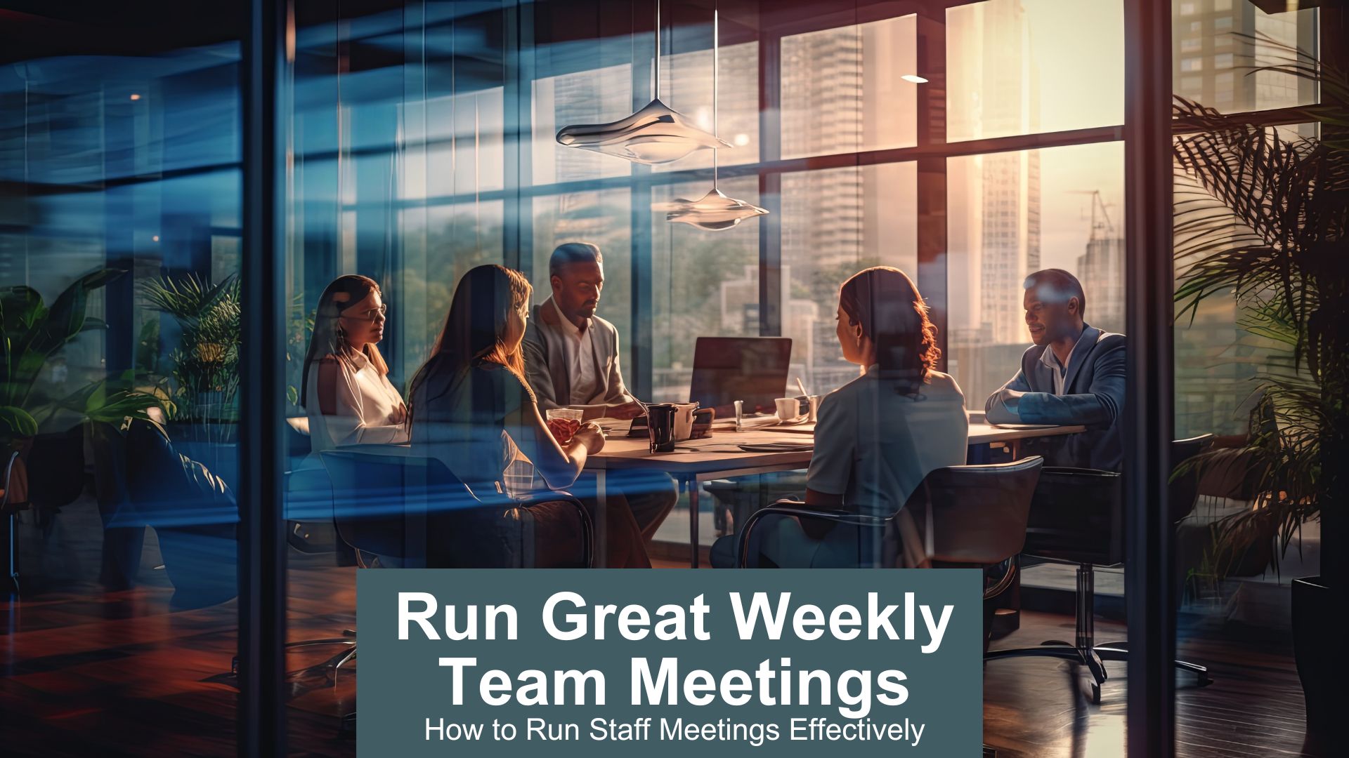 Run great weekly team meetings - how to run staff meetings effectively