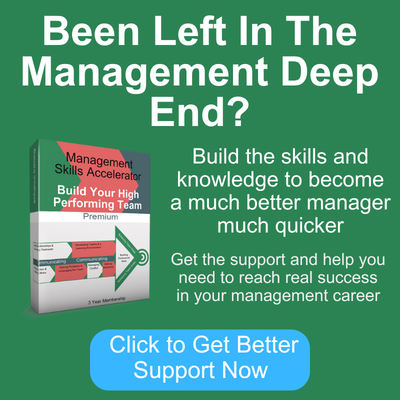 Been left in the management deep end?