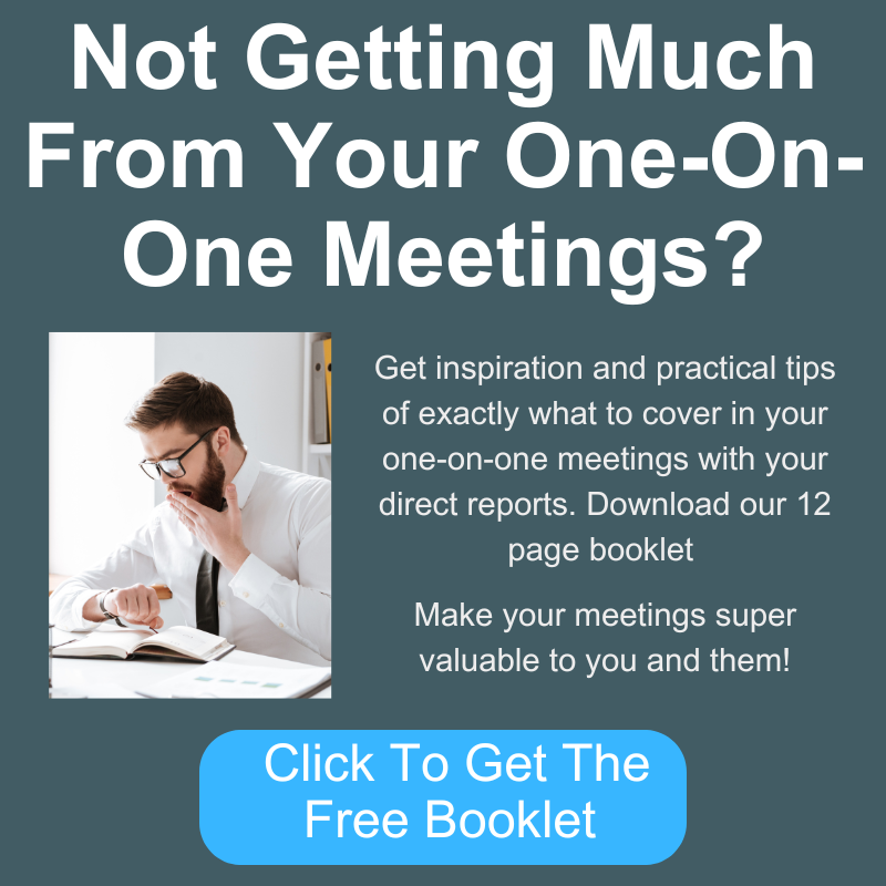 Not Getting Much From Your One-On-One Meetings?